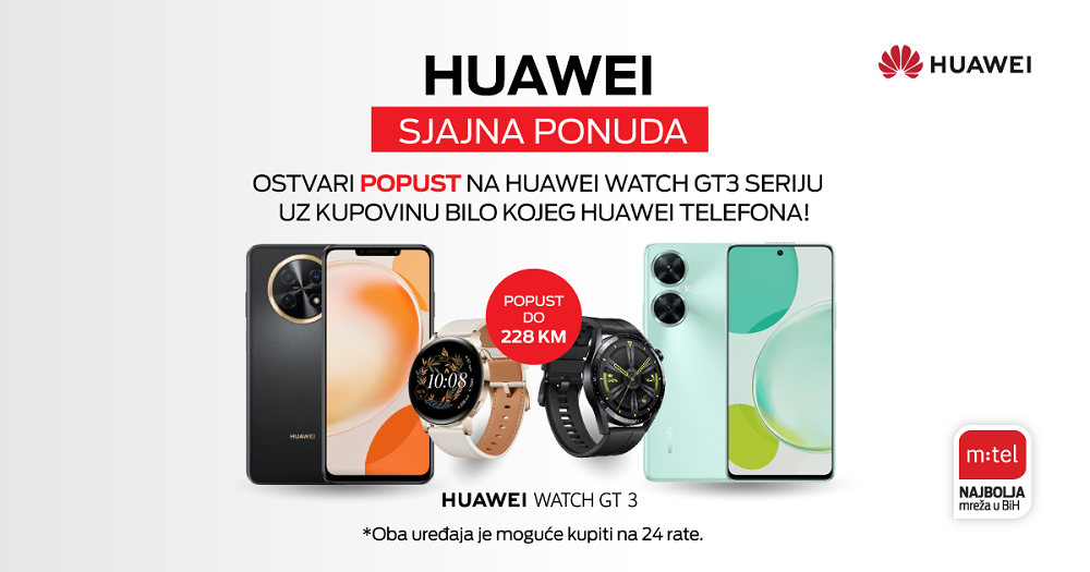mtel, Huawei, Watch GT 3, pametni sat
