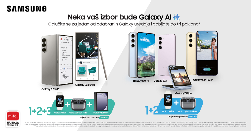 mtel, Galaxy, S24 Ultra, Z Fold6, Z Flip6, S23, S24, S24+, Tab A9+, Buds3 Pro, Fit3