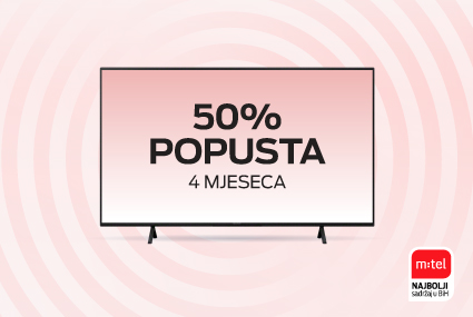 mtel, integrisane usluge, IPTV, Sony, Grundig, Tesla, 50% popusta