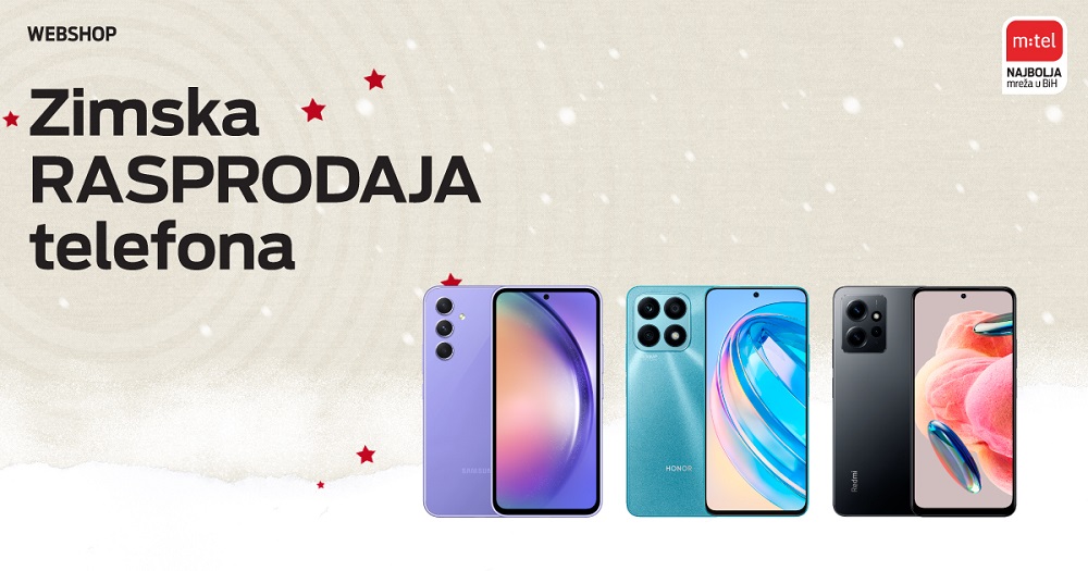 mtel, Samsung, Galaxy A54, Honor X8A, Xiaomi, Redmi Note 12, web shop, pretplata