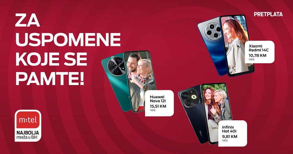 mtel, Xiaomi Redmi 14C, Infinix Hot 40i, Huawei Nova 12i, nagradna igra