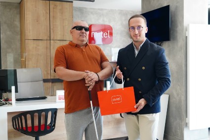 m:tel, Udruženje slijepih i slabovidih lica Spektar, Bijeljina, donacija